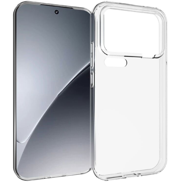 Силиконовый (TPU) чехол Deexe UltraThin для Xiaomi 17 Pro - Transparent (390706T) Силиконовый (TPU) чехол Deexe UltraThin для Xiaomi 17 Pro - Transparent: фото 1 из 5