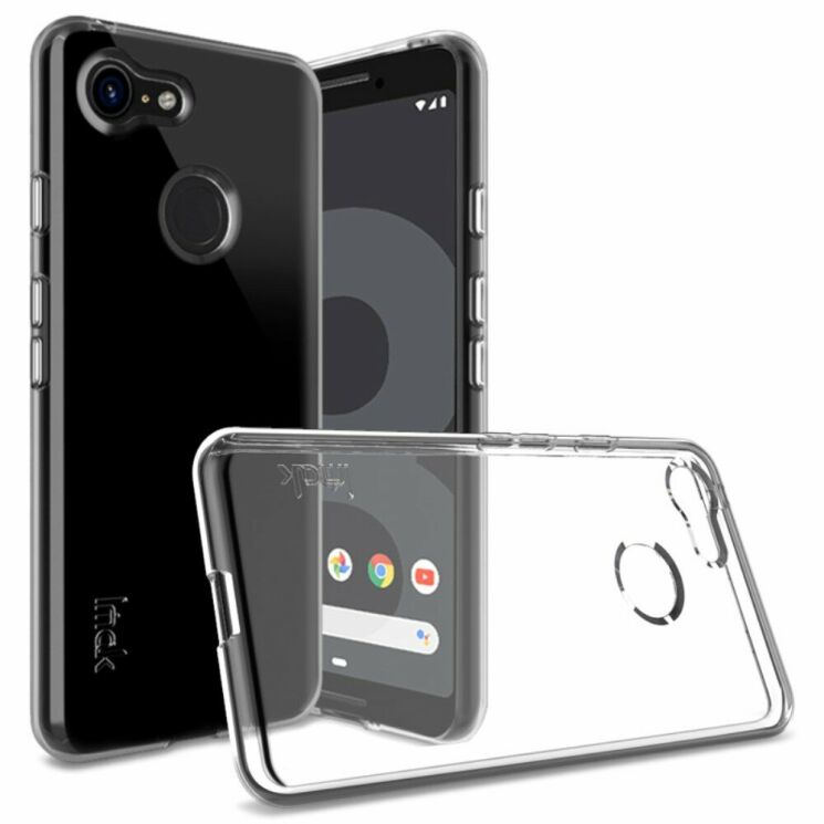 Силиконовый (TPU) чехол IMAK Stealth Case для Google Pixel 3 - Transparent: фото 2 из 13