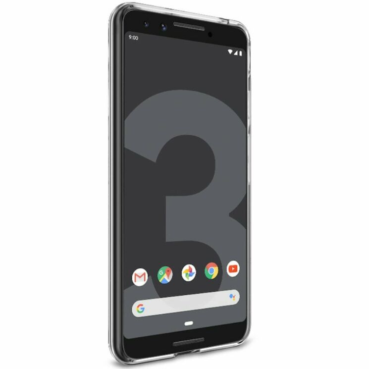 Силиконовый (TPU) чехол IMAK Stealth Case для Google Pixel 3 - Transparent: фото 5 из 13
