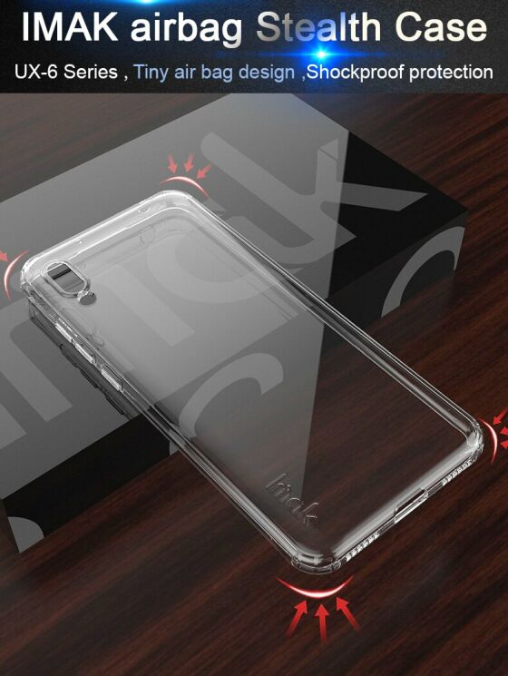 Силиконовый (TPU) чехол IMAK UX-6 Series для Huawei Y6 2019 - Transparent: фото 5 из 13