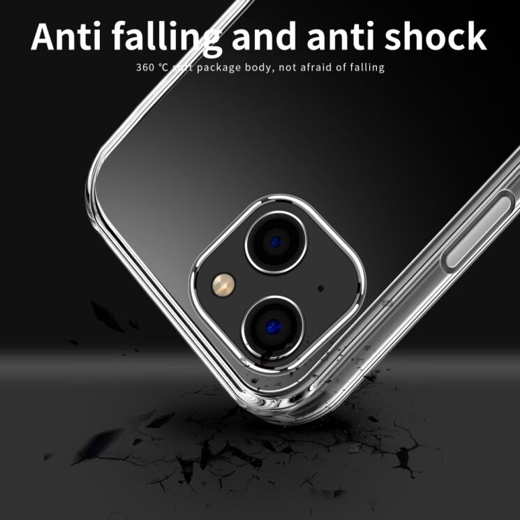 Силиконовый (TPU) чехол MOFI Thin Guard для Apple iPhone 15 Plus - Transparent: фото 9 из 10