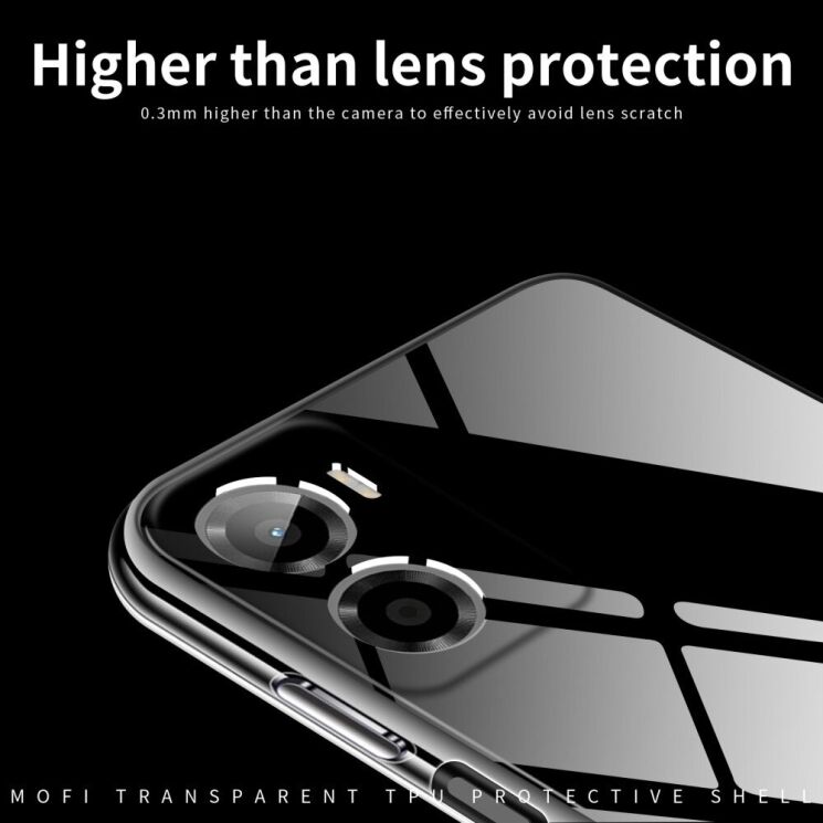 Силиконовый (TPU) чехол MOFI Thin Guard для Motorola Moto G05 / Moto E15 - Transparent: фото 6 из 11