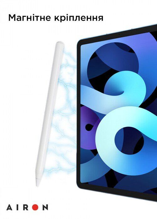 Стилус AirON AirPencil 2 для iPad - White: фото 9 из 12