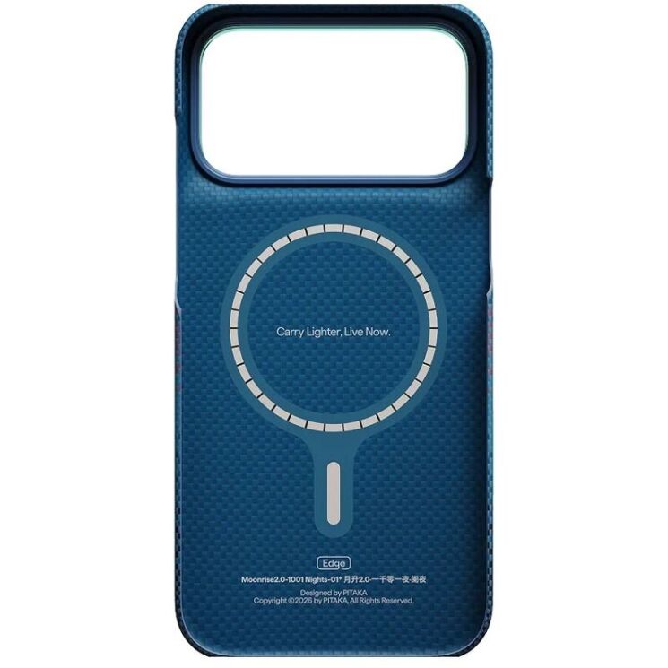 Ультратонкий чохол Pitaka Edge Case для iPhone 18 Pro Max (KI1803PM) - Midnight: фото 2 з 12