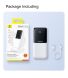 Внешний аккумулятор Baseus Lipow 22.5W (20000mAh) + кабель Type-C + Lightning (P10079102213-00) - White (995777W). Фото 24 из 25