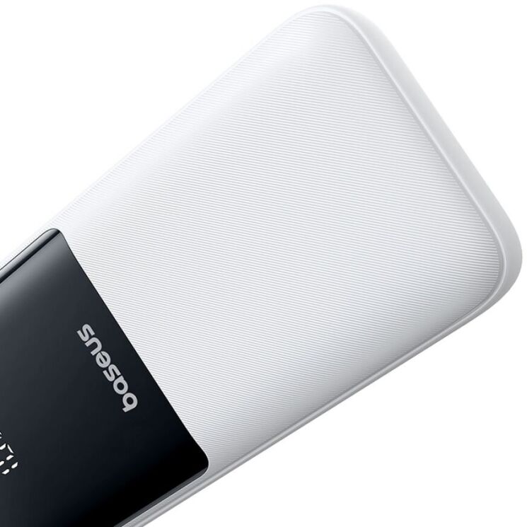 Внешний аккумулятор Baseus Lipow 22.5W (20000mAh) + кабель Type-C + Lightning (P10079102213-00) - White (995777W) Внешний аккумулятор Baseus Lipow 22.5W (20000mAh) + кабель Type-C + Lightning (P10079102213-00) - White: фото 7 из 25
