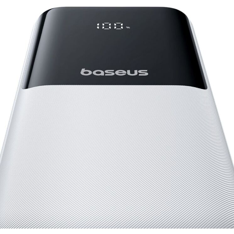 Внешний аккумулятор Baseus Lipow 22.5W (20000mAh) + кабель Type-C + Lightning (P10079102213-00) - White (995777W) Внешний аккумулятор Baseus Lipow 22.5W (20000mAh) + кабель Type-C + Lightning (P10079102213-00) - White: фото 6 из 25