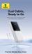 Внешний аккумулятор Baseus Lipow 22.5W (20000mAh) + кабель Type-C + Lightning (P10079102213-00) - White (995777W). Фото 10 из 25