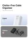 Внешний аккумулятор Baseus Lipow 22.5W (20000mAh) + кабель Type-C + Lightning (P10079102213-00) - White (995777W). Фото 13 из 25