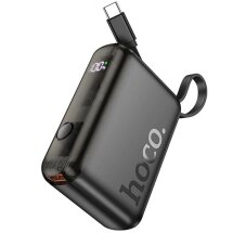 Зовнішній акумулятор Hoco J139 Hero PD20W (10000mAh) + кабель Type-C - Black: фото 1 з 6