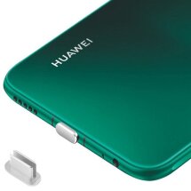 Заглушка от пыли Deexe Dust Guard Type-C - Silver: фото 1 из 1