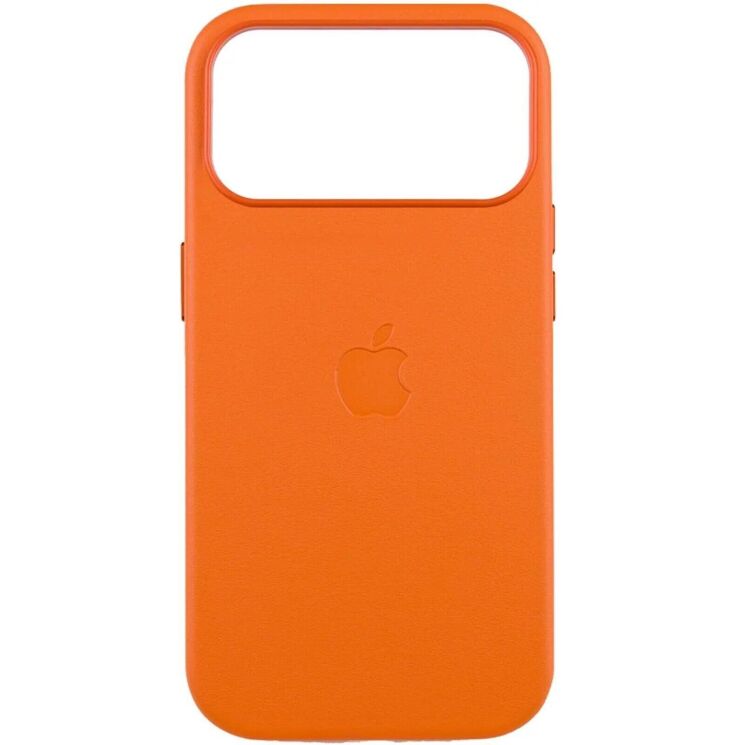 Захисний чохол Copiex Leather Case with MagSafe для Apple iPhone 17 Pro Max - Orange: фото 1 з 1