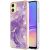 Захисний чохол Deexe Marble Case для Samsung Galaxy A06 (A065) - Purple: фото 1 из 6