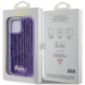 Защитный чехол Guess Sequin Script Metal для Apple iPhone 12 / iPhone 12 Pro - Purple (253999V). Фото 7 из 7