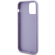 Защитный чехол Guess Sequin Script Metal для Apple iPhone 12 / iPhone 12 Pro - Purple (253999V). Фото 6 из 7