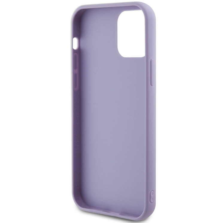 Защитный чехол Guess Sequin Script Metal для Apple iPhone 12 / iPhone 12 Pro - Purple: фото 6 из 7
