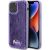 Защитный чехол Guess Sequin Script Metal для Apple iPhone 12 / iPhone 12 Pro - Purple: фото 1 из 7