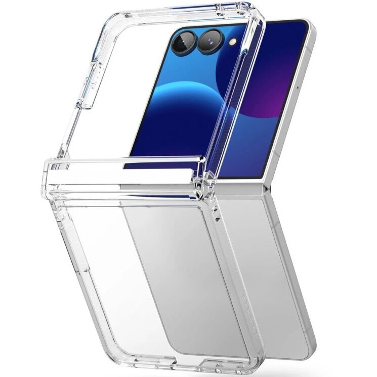 Защитный чехол Ringke Fusion Flap для Samsung Galaxy Flip 8 (8800328819399) - Clear: фото 2 из 20