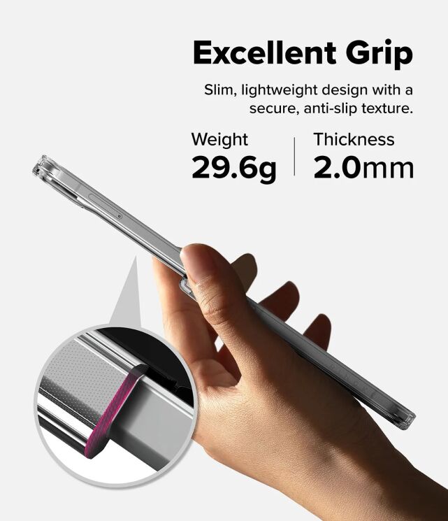 Защитный чехол Ringke Fusion Flap для Samsung Galaxy Flip 8 (8800328819399) - Clear: фото 9 из 20