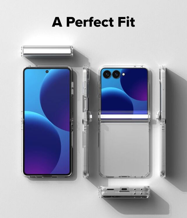 Защитный чехол Ringke Fusion Flap для Samsung Galaxy Flip 8 (8800328819399) - Clear: фото 13 из 20