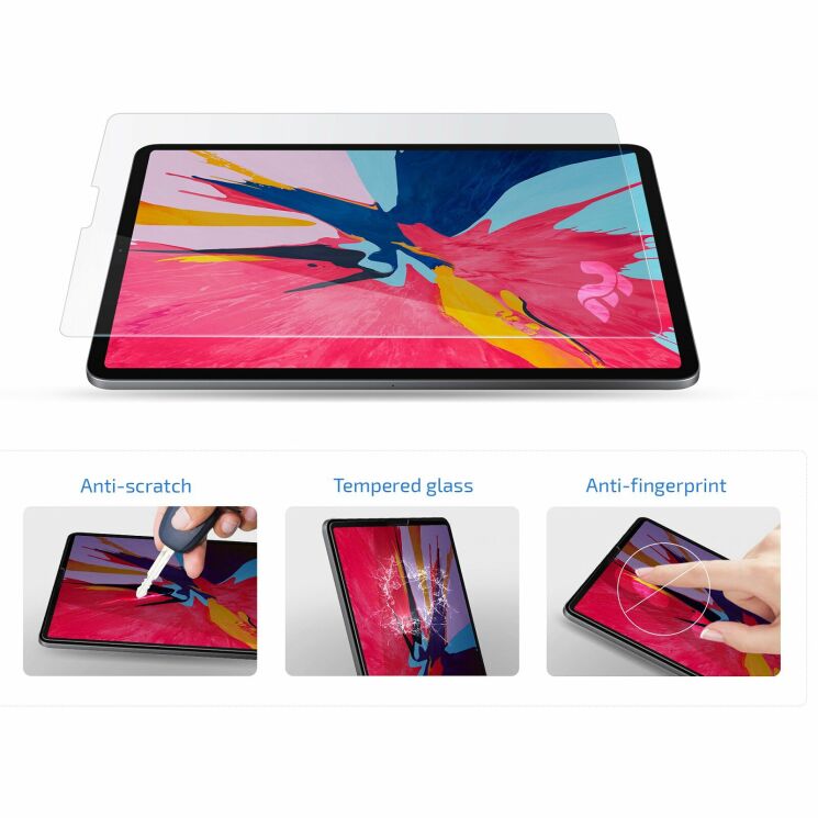 Захисне скло 2E HD Clear Glass для Apple iPad Pro 12.9 (2020): фото 3 з 5