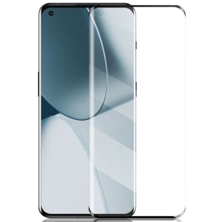Защитное стекло AMORUS 3D Curved Full Glue для OnePlus 10 Pro - Black: фото 1 из 6