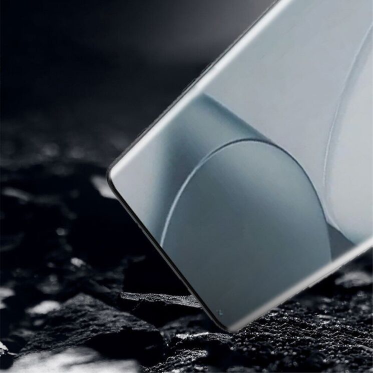Защитное стекло AMORUS 3D Curved Full Glue для OnePlus 10 Pro - Black: фото 4 из 6
