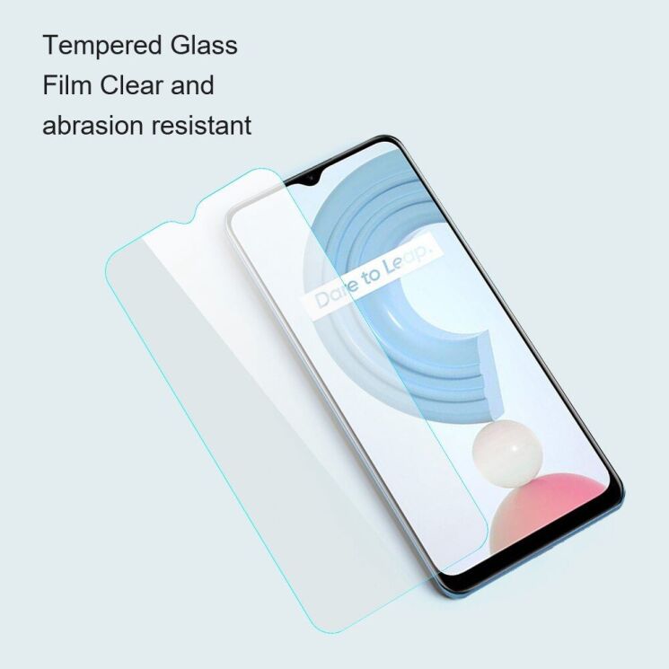 Защитное стекло AMORUS Ultra Clear для Realme C35 - Transparent: фото 6 из 9