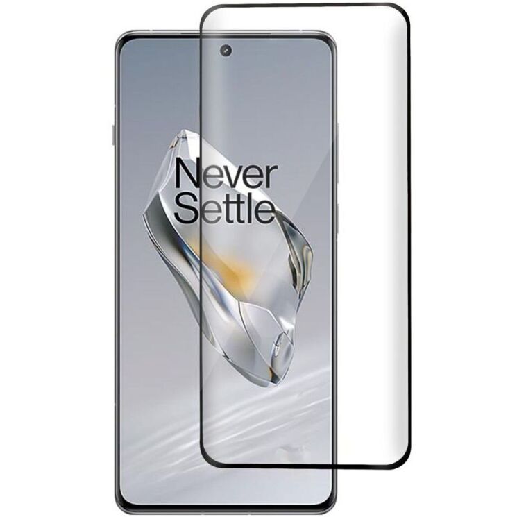 Защитное стекло Deexe Full Glue Coverage для OnePlus 12 - Black: фото 1 из 9