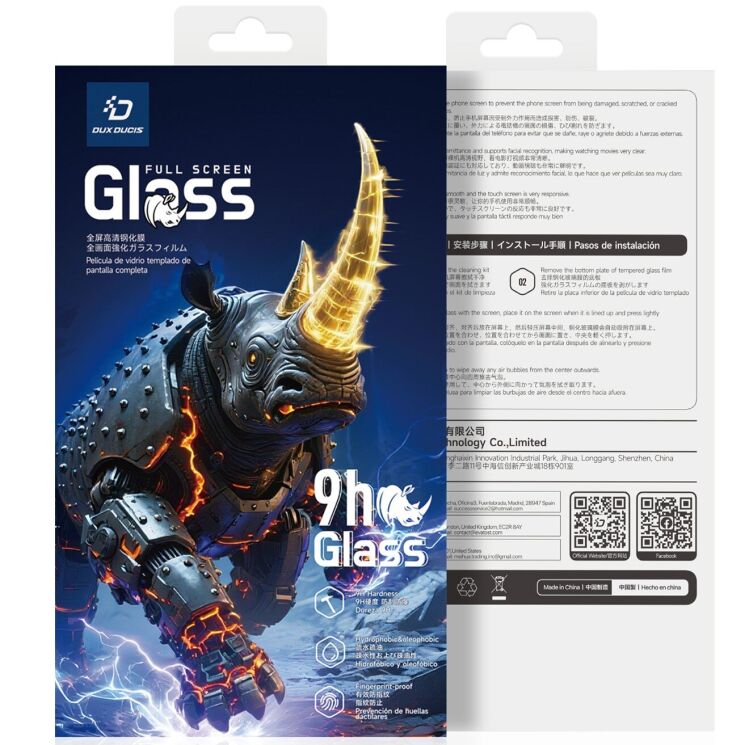 Защитное стекло DUX DUCIS Full Glue для Google Pixel 11 / 11 Pro - Black: фото 7 из 7