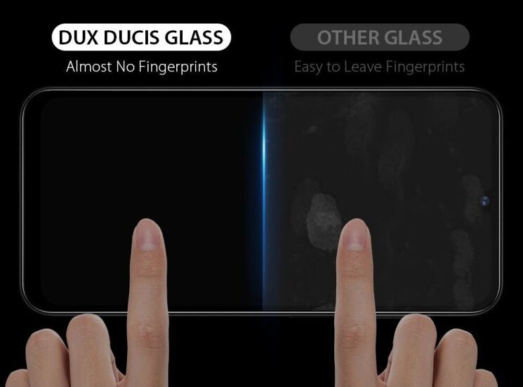 Защитное стекло DUX DUCIS Full Glue для Samsung Galaxy A05s (A057) - Black: фото 7 из 9