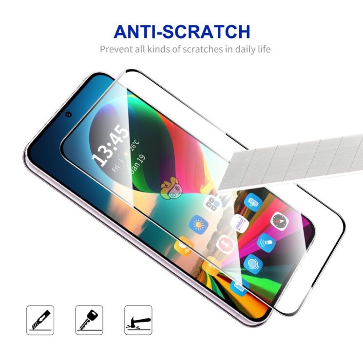Защитное стекло HAT PRINCE Full Glue Cover для OPPO Reno 13 F/FS 5G - Transparent: фото 4 из 8