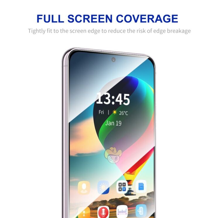 Защитное стекло HAT PRINCE Full Glue Cover для OPPO Reno 13 F/FS 5G - Transparent: фото 2 из 8