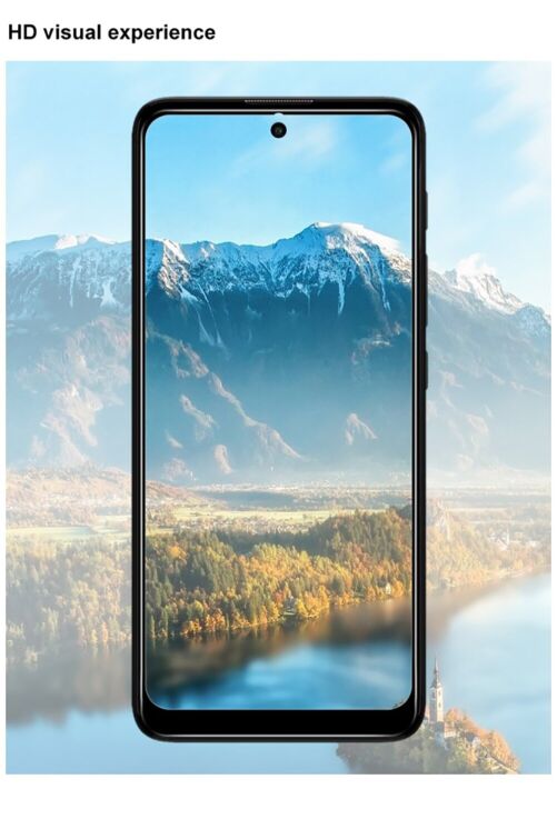 Защитное стекло IMAK 5D Pro+ Full Glue для Motorola Moto E40 - Black: фото 7 из 10