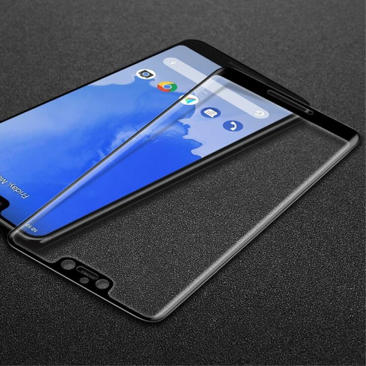 Захисне скло IMAK Curved Full Cover для Google Pixel 3 - Black: фото 3 з 11