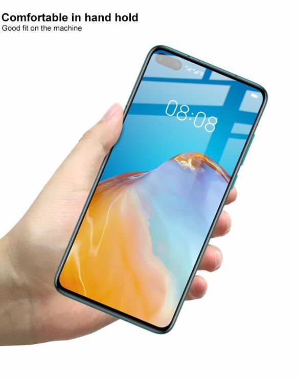 Защитное стекло IMAK Full Protect для Huawei P40 - Black: фото 9 из 12