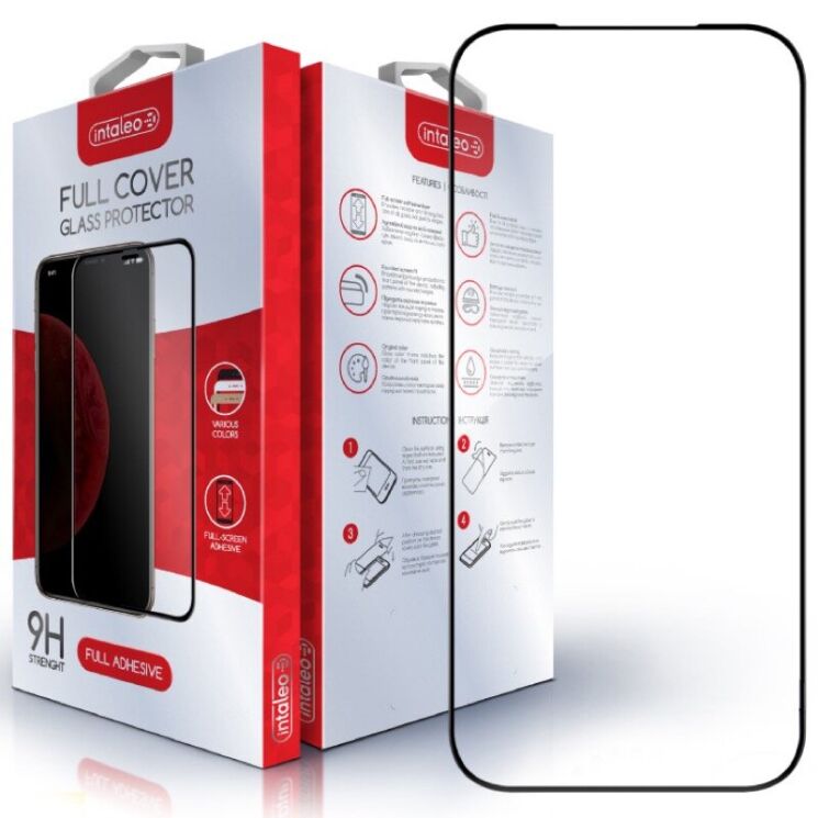 Защитное стекло Intaleo Full Glue для iPhone 17 Pro - Black: фото 1 из 9