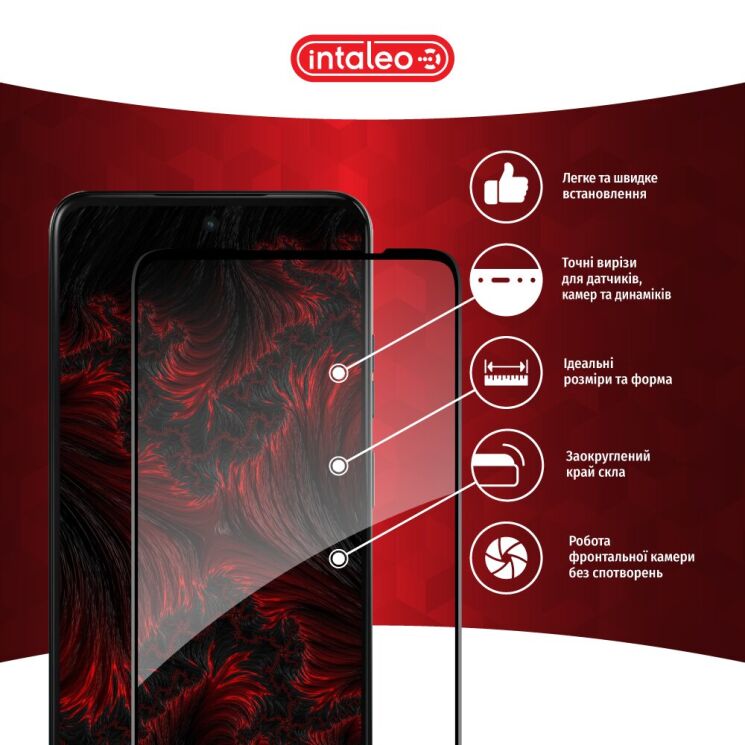 Защитное стекло Intaleo Full Glue для Motorola Moto G17 Power - Black: фото 3 из 8