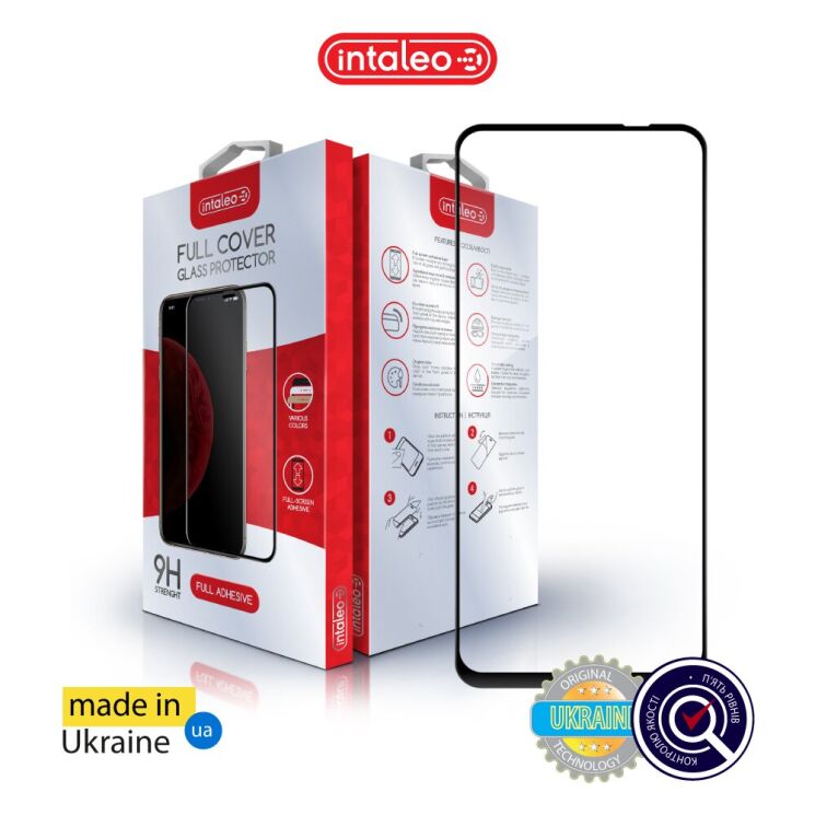 Защитное стекло Intaleo Full Glue для OPPO A3x / A3 / A40m - Black: фото 3 из 9