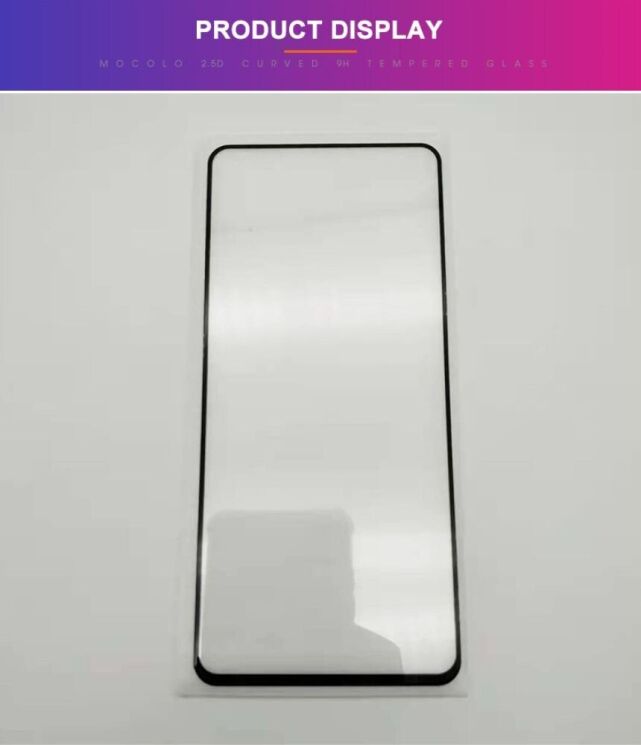 Защитное стекло MOCOLO Full Glue Cover для Xiaomi Poco F5 / Redmi Note 12 Turbo - Black: фото 11 из 11