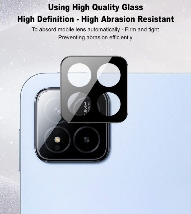 Защитное стекло на камеру IMAK Black Glass Lens для Xiaomi Pad 7 / 7 Pro - Black: фото 4 из 7