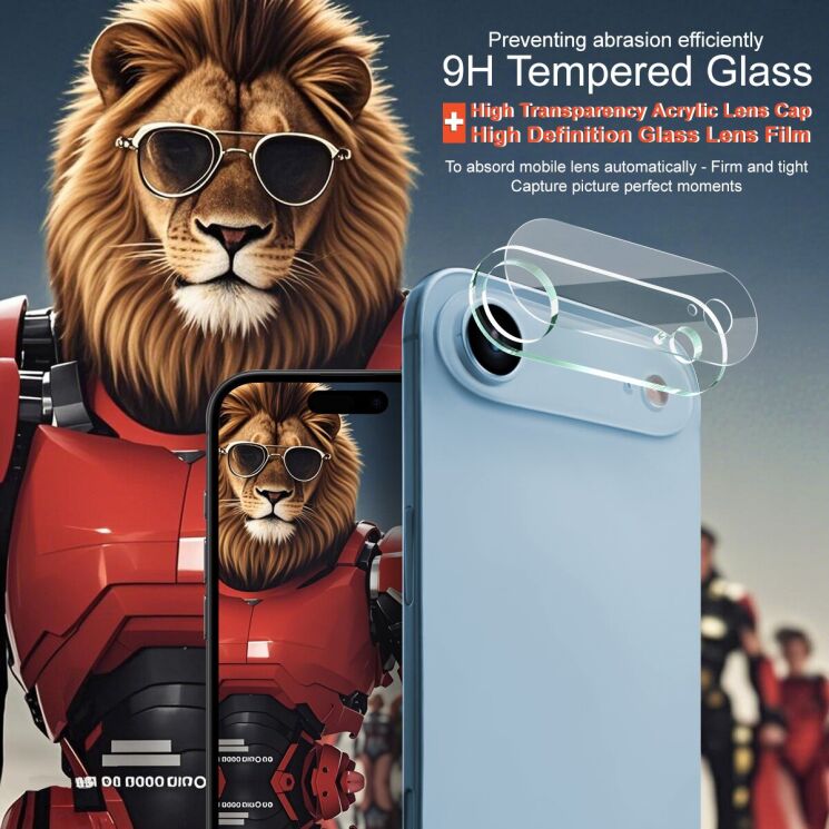 Захисне скло на камеру IMAK Integrated Lens Protector для Apple iPhone 17 Air: фото 3 з 6