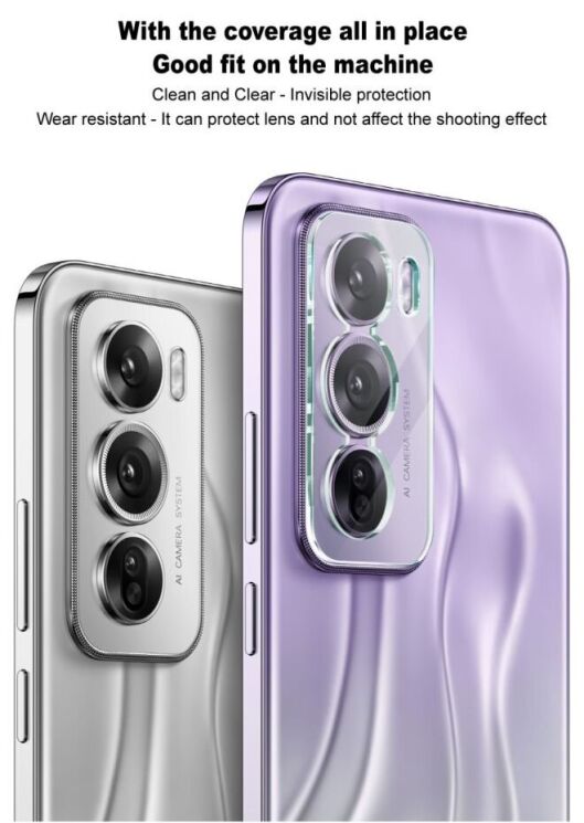 Защитное стекло на камеру IMAK Integrated Lens Protector для Realme GT 6: фото 6 из 8
