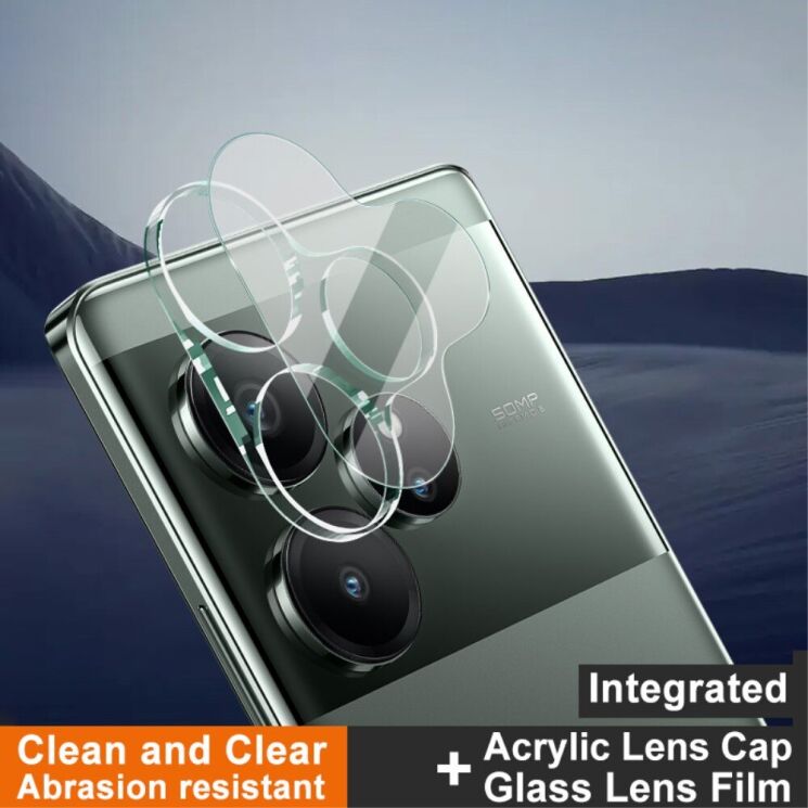 Защитное стекло на камеру IMAK Integrated Lens Protector для Realme GT 6: фото 4 из 8