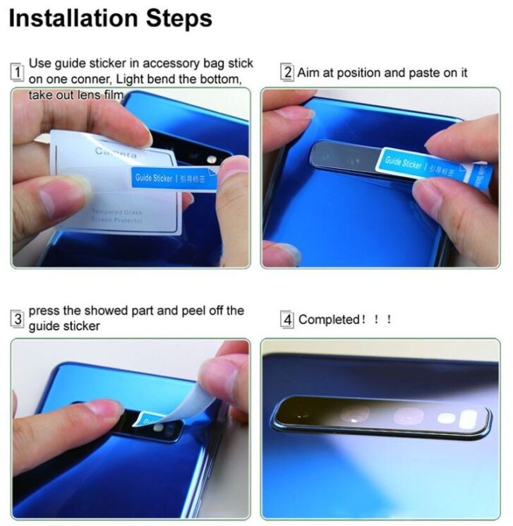 Защитное стекло на камеру IMAK Integrated Lens Protector для Samsung Galaxy A16 (A165): фото 8 из 9