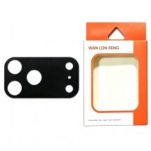 Захисне скло на камеру WANLONFENG Lens Silk Protector для iPhone 18 Pro Max - Black: фото 1 з 4
