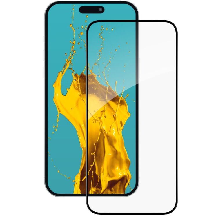 Защитное стекло Piko Full Glue для Apple iPhone 15 Plus - Black: фото 2 из 5