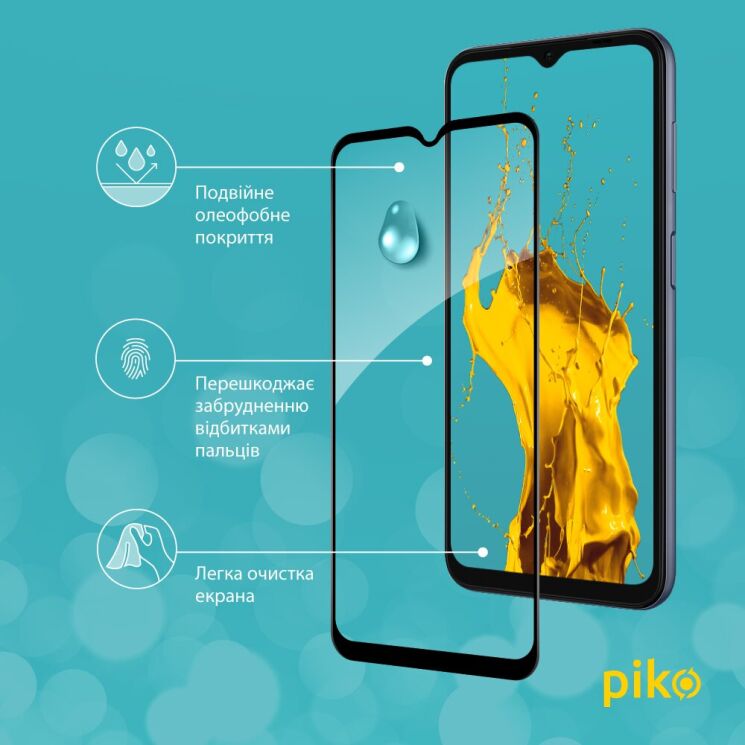 Защитное стекло Piko Full Glue для Samsung Galaxy M14 (M146) - Black: фото 5 из 5