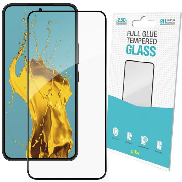 Защитное стекло Piko Full Glue для Samsung Galaxy S22 (S901) - Black: фото 1 из 6