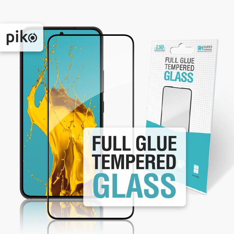 Защитное стекло Piko Full Glue для Samsung Galaxy S22 (S901) - Black: фото 3 из 6